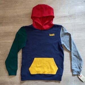 NWT Levi's Block Fleece Hoodie